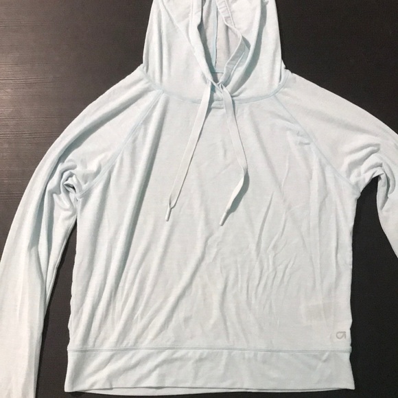 Light blue Gap athletic hoodie (size: xs) - Picture 1 of 3